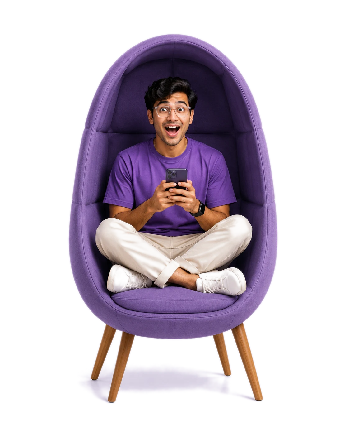 A mobile user representing location-based advertising