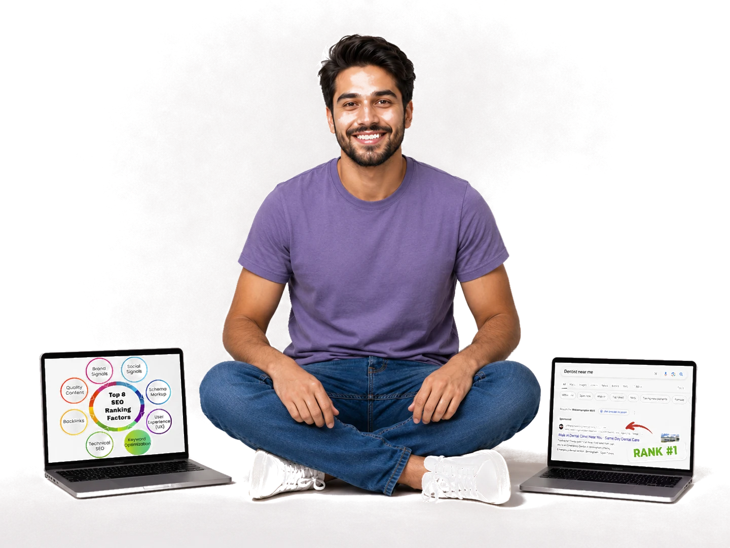 A team improving organic search visibility